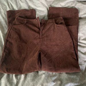 Brown corduroy pants